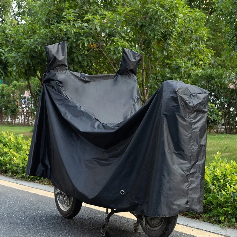 

Premium Electric Vehicle Dust & Rain Cover Thickened PVC & Polyester Motorcycle Shield for All-Weather Electric Bike Protection
