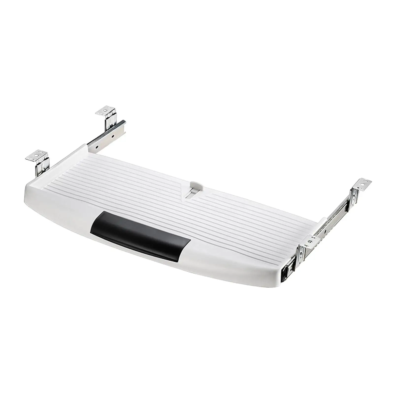under Desk Keyboard Tray, Convenient Sliding Keyboard Drawer, Silent Sliding Computer Drawer