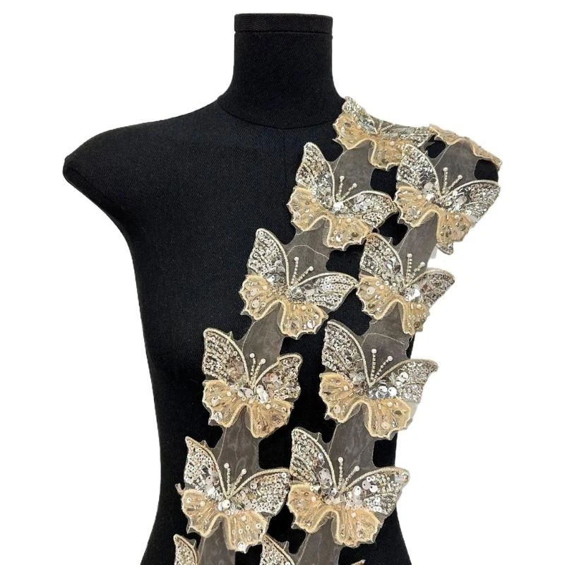 5ASD TULLE Patches papillon