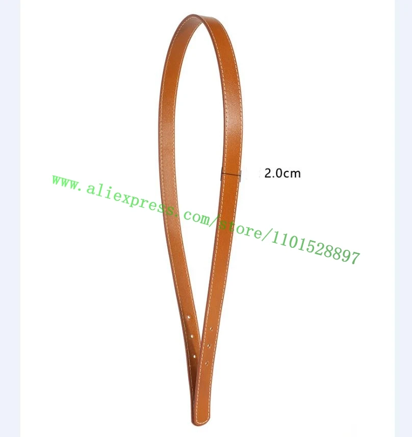 Tan Brown Calfskin Bag Strap Shoulder Carry Belt Replacement For Designer Women Handbag Lady Bessace Purse 2cm Width 92cm Length