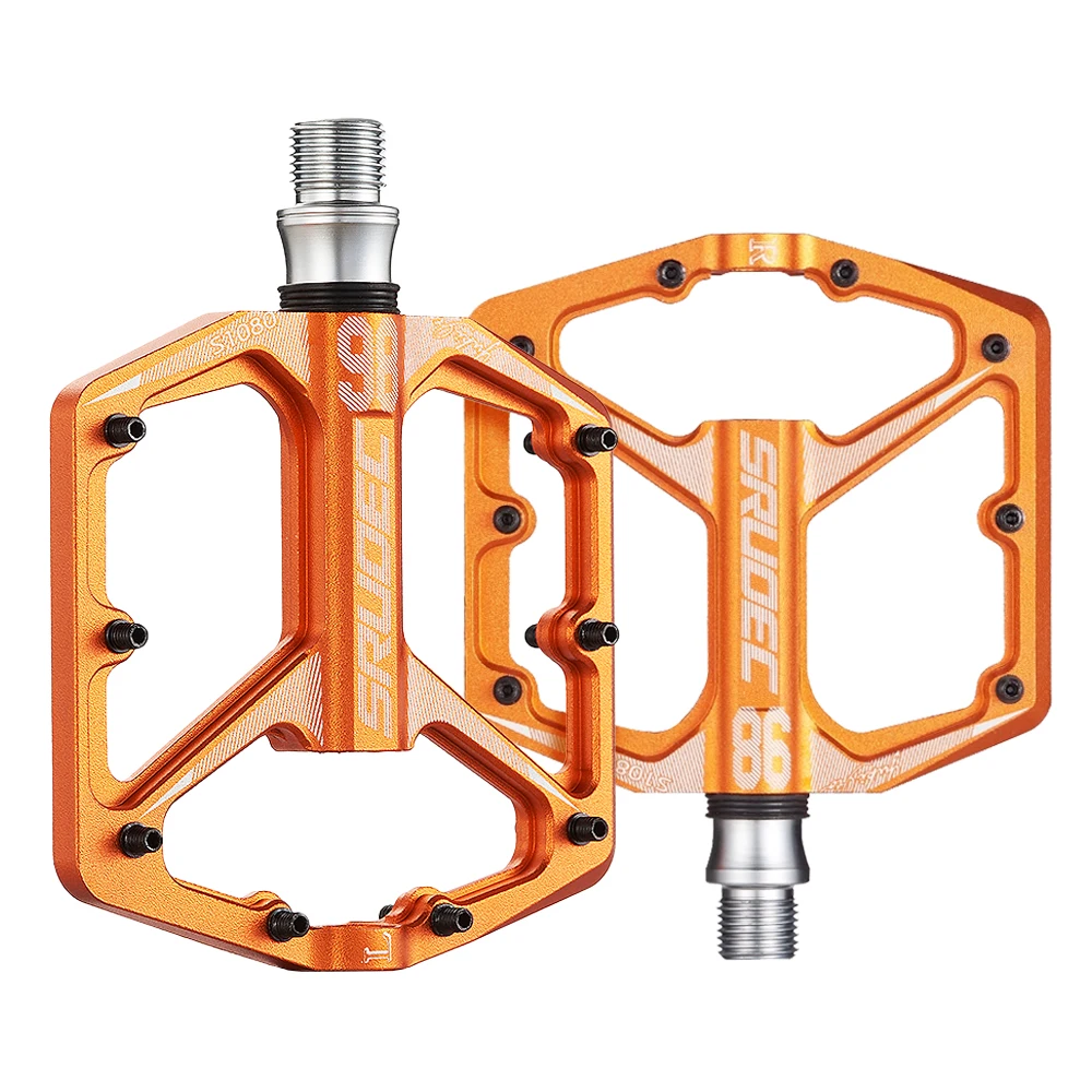 AliExpress NONE KRSEC Bike Pedals - High-Strength Aluminum Alloy Ultra-Light 3-Cartridge Bearing Anti-Slip Pedals for Mountain Bikes