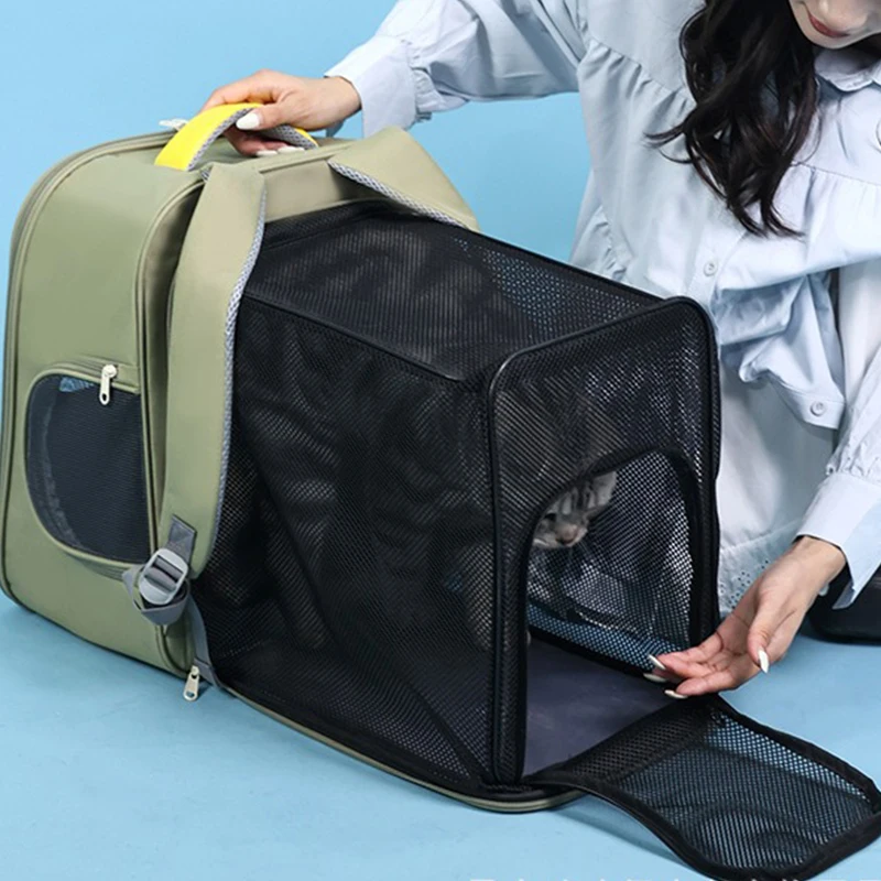 Astronaut Expandable Pet Backpack, Portable, Foldable, Transport, Travel Bag, Breathable Space Capsule, Cat & Dog Puppy Carrier