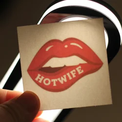 Hotwife lip temporary tattoos,adult waterproof sticker.