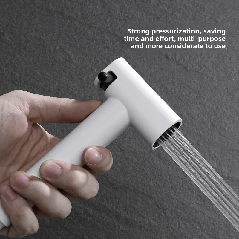 

Two Function ABS Handheld Bathroom Shower Sprayer Toilet Bidet Sprayer Head High Pressure