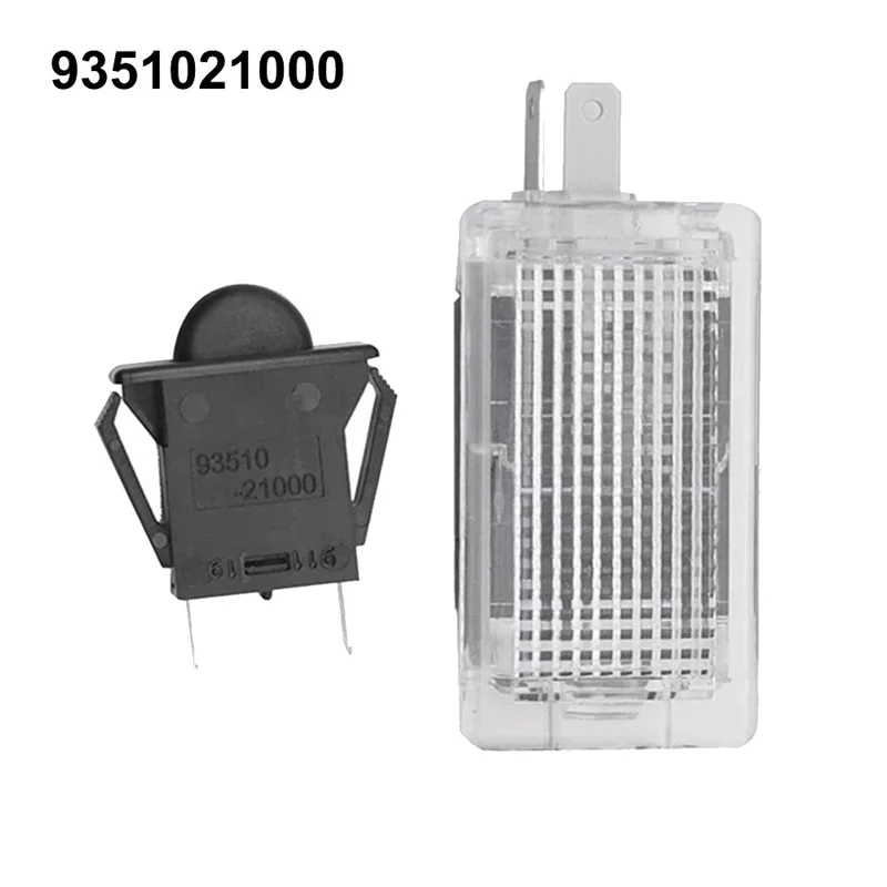 F9-9351021000 صندوق القفازات مفتاح لمبة أسود مباشر مناسب سهل التركيب البلاستيك التوصيل والتشغيل لملحقات كيا سيراتو فورتي #5