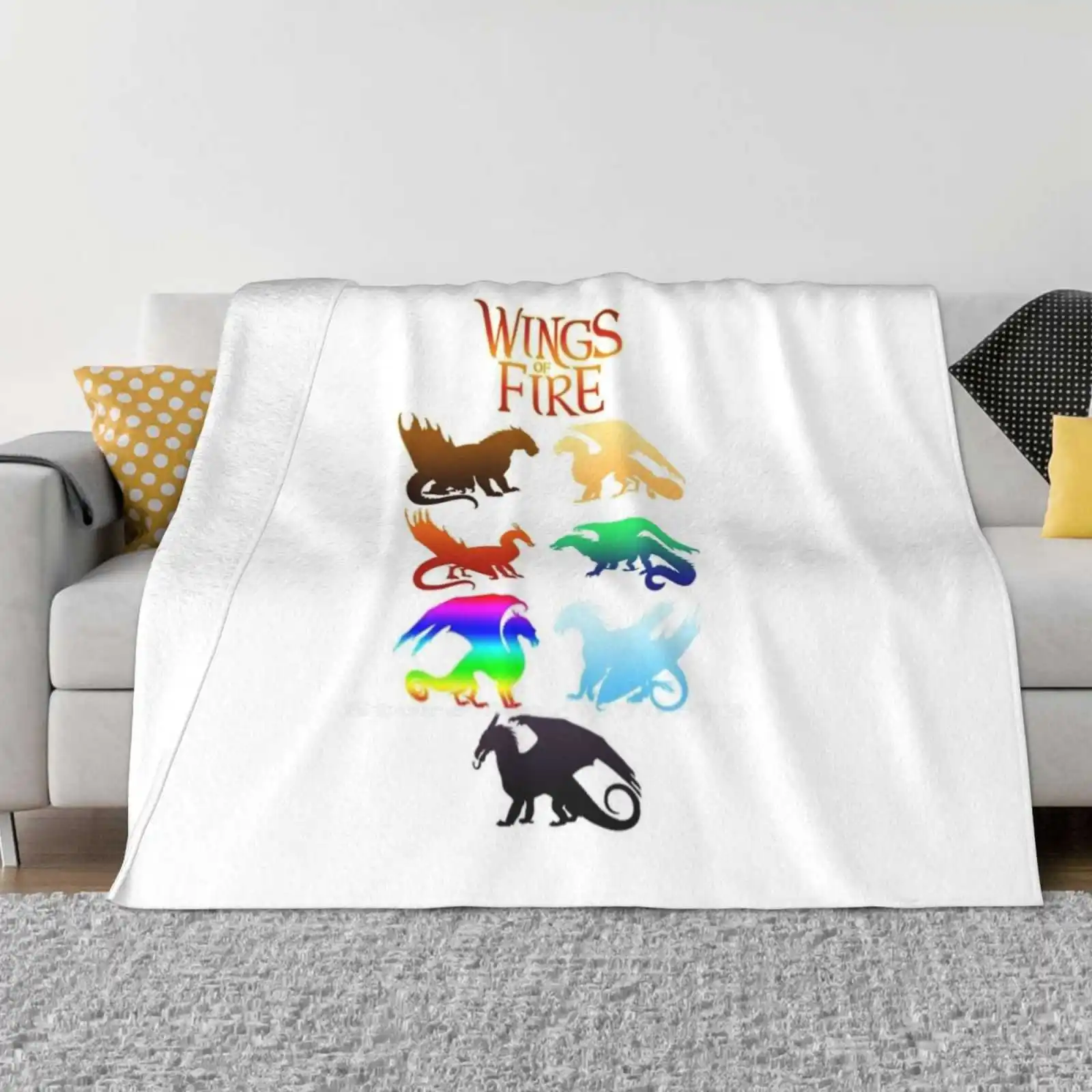 Of Fire Tribes Hot Sale Printing High Qiality Warm Flannel Blanket Wings Of Fire Wof Tribes Kingdoms Species Tui Sutherland