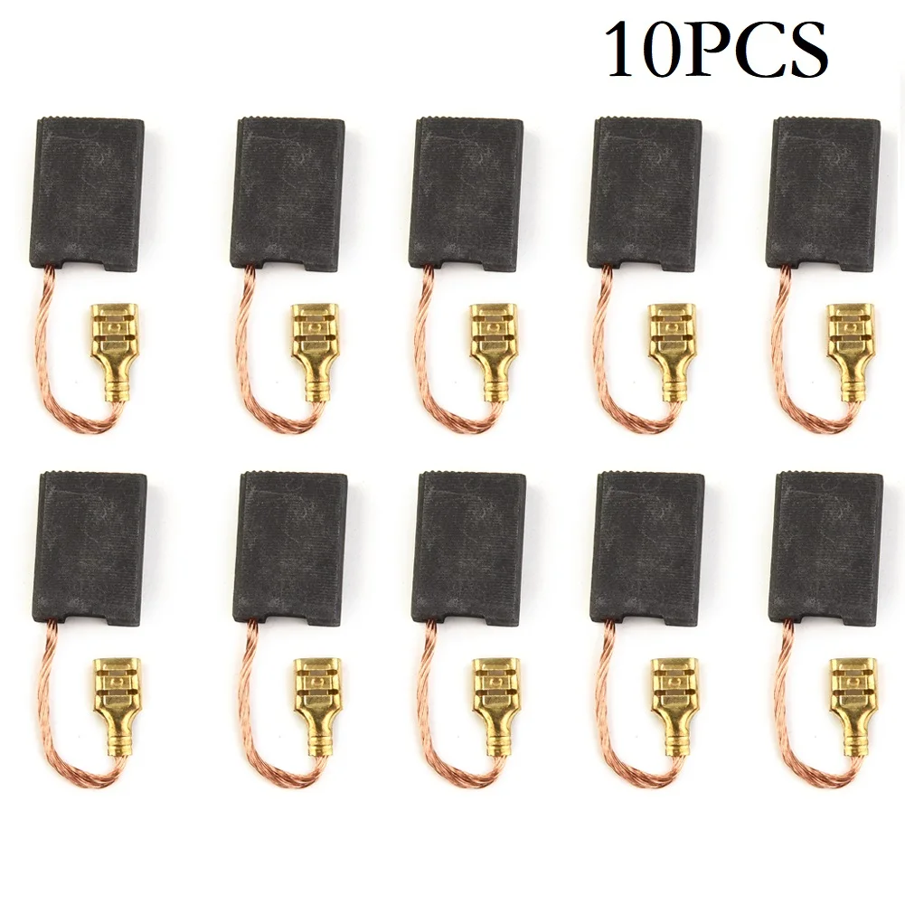 10pcs Carbon Brushes Durable 6.3×16×22mm For Bosch GWS 20-230 H Angle Grinder Carbon Brushes Power Tool Accessorie