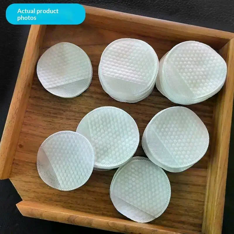 120Pcs Disposable Makeup Remover Cotton Pad Round Pocket Face Removing Tools Non-woven Fabric Cleaning Paper Wipe Cosmetic Pads
