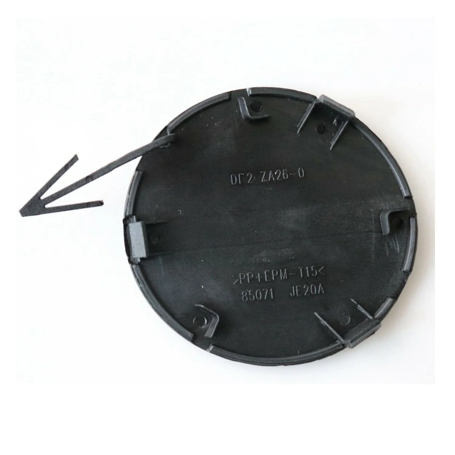 Tapa de gancho de remolque para parachoques trasero de coche, cubierta negra para Nissan Qashqai J10, 2007, 2008, 2009, 2010, 2012, 2013, 2014, 85071BR00A