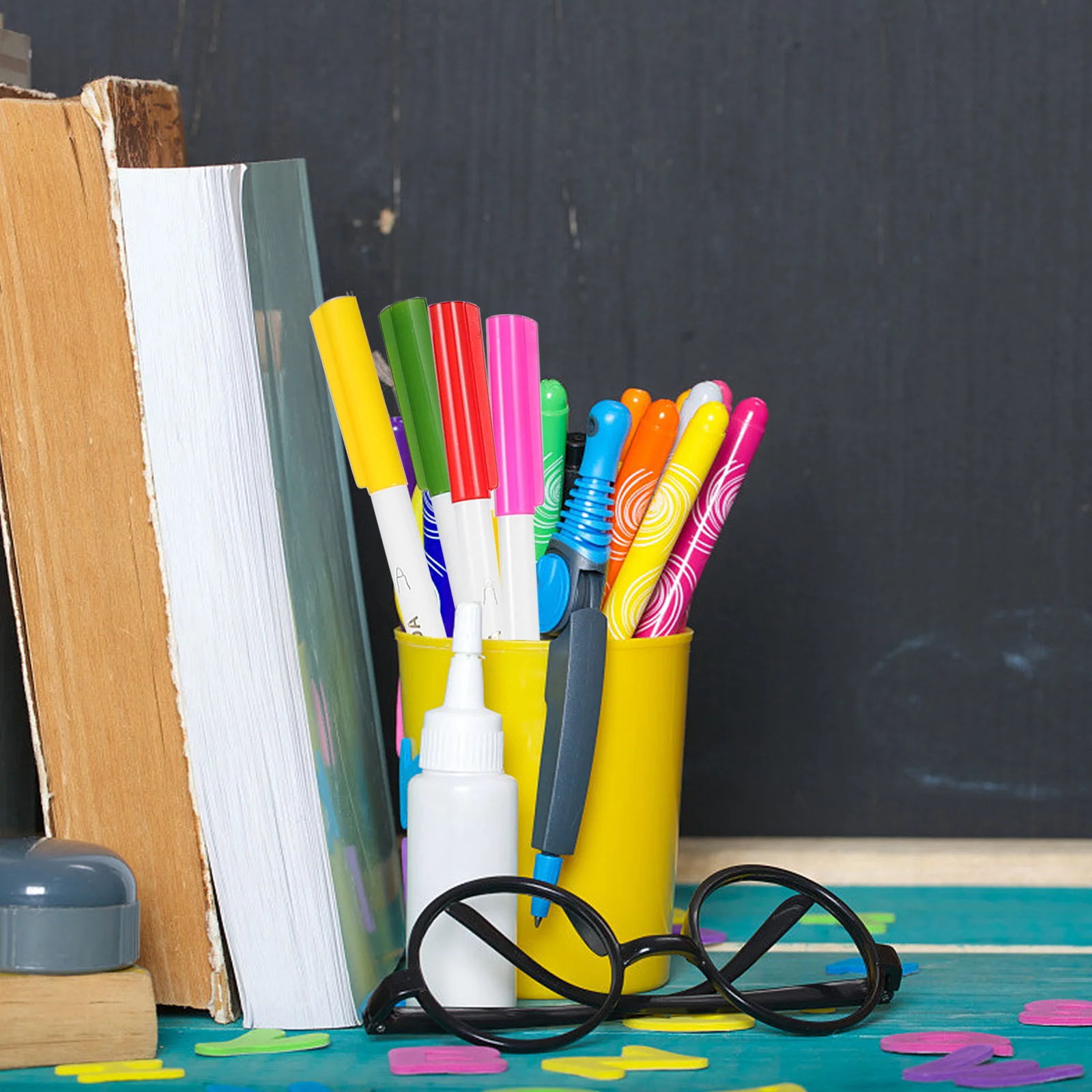 25 قطعة من أقلام الألوان الأكريليك، تصميم يدوم طويلاً يمنع التطاير لمخططي المجلات، قلم ألوان أكريليك العبث #4