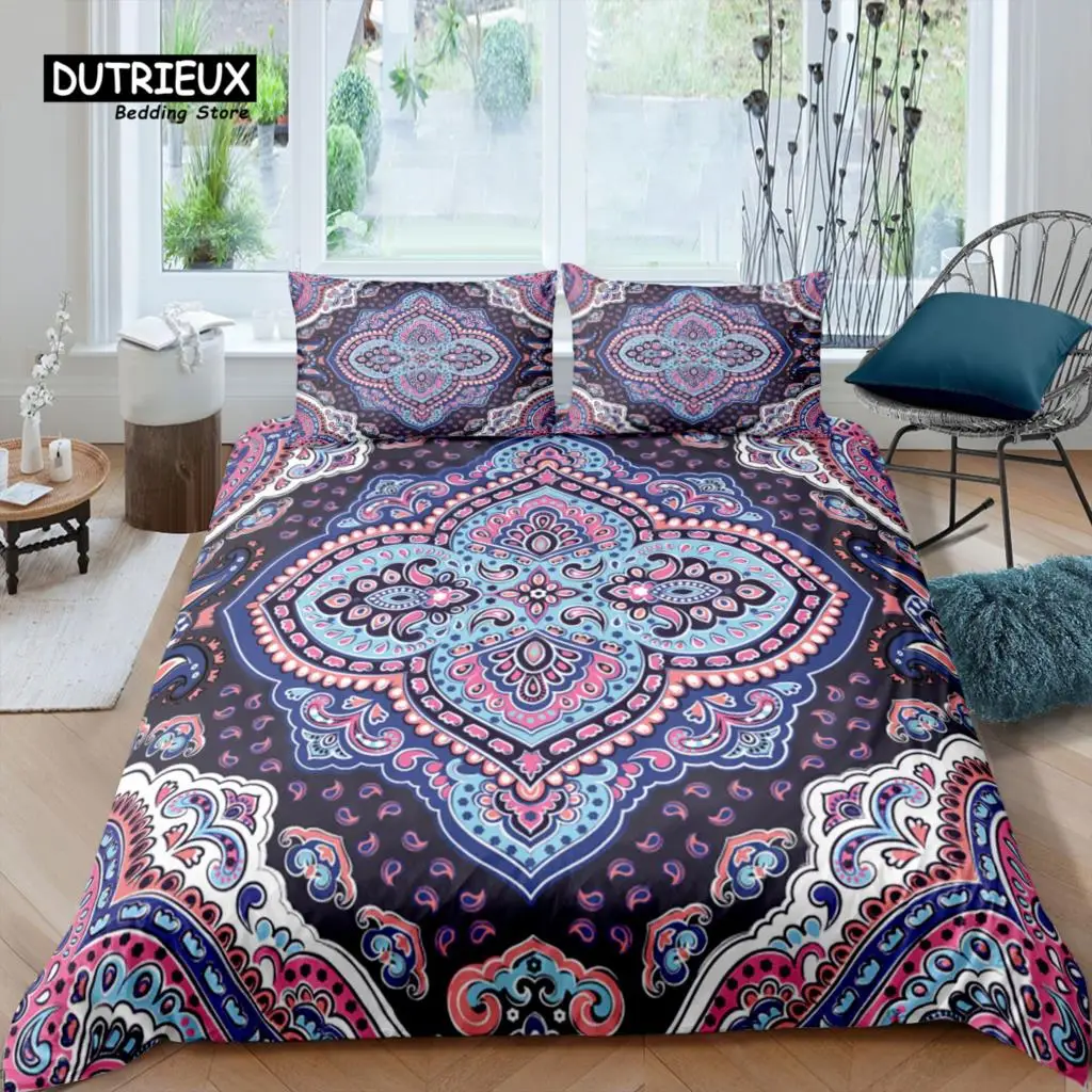 

Home Living Luxury 3d Purple Paisley Bedding Set Duvet Cover Set Pillowcase Kids Bedding Set Queen and King EU/US/AU/UK Size