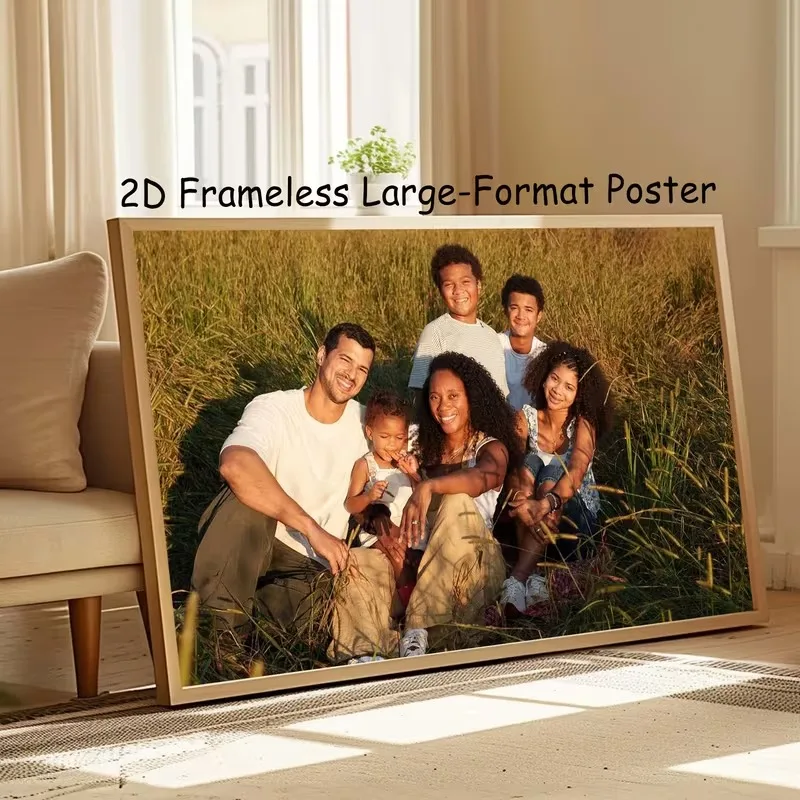 Customized Large-size Canvas Printing Photos Personalized Posters Family Life Pet Birthday Wedding Landscape for Home Decor