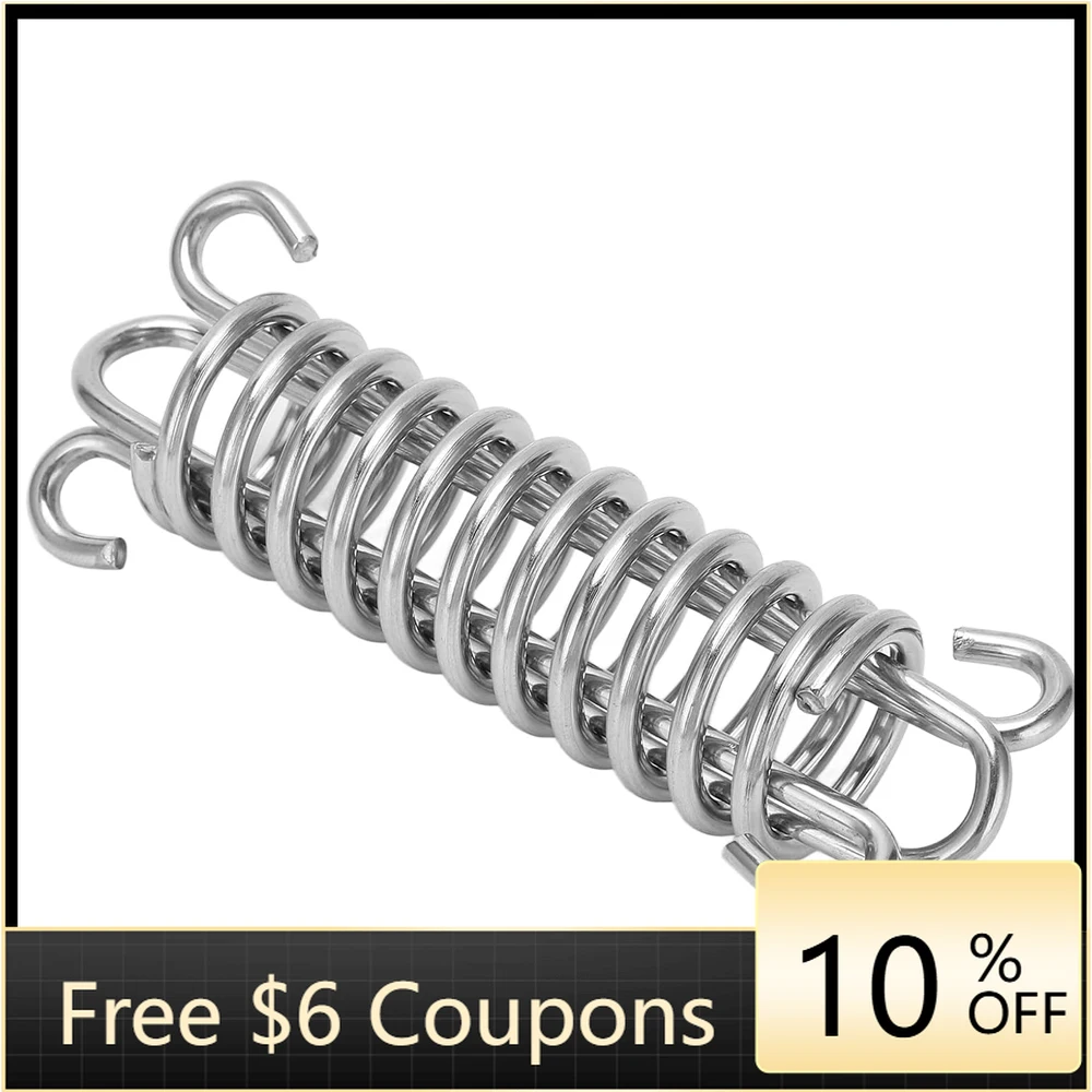 

BBWSTStainless Steel Shock Absorbing Dock Line Mooring Springs Marine Hardware Anchor for Boat & Dock for Marine Applications