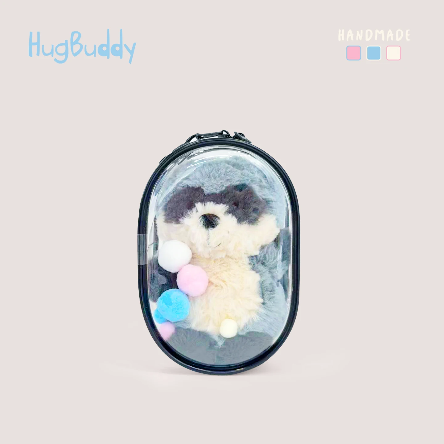 18CM Pluszowa Lalka Torba Ekspozycyjna PVC Przezroczysta Lalka Bawełniana Przezroczysty Pokrowiec Ekspozycyjny Przezroczyste Etui do Przechowywania dla Lalek Anime i Kreskówek