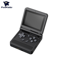 New Powkiddy V90 Gaming Console Handheld Mini Handheld Flip Ps Open Source Retro Childhood Arcade Mini Portable Christmas Gifts