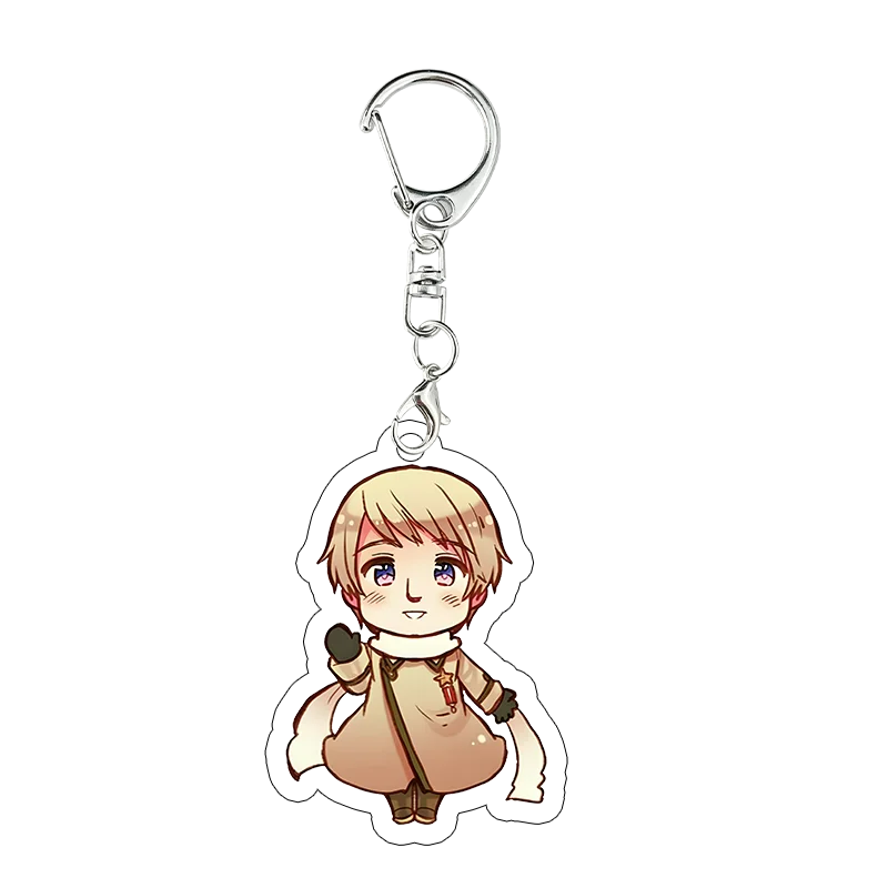 Hetalia Axis Powers Acryl-Schlüsselanhänger Frankreich Amerika Russland Kawaii Deko-Accessoires Schlüsselring Schultaschenanhänger Geschenke – Detail 11