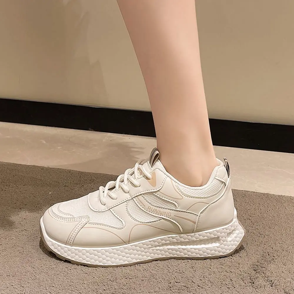 أحذية الجري النسائية غير الرسمية ربيع الخريف نمط جديد متعدد الاستخدامات خفيفة الوزن مريحة المطاط وحيد أحذية أبي عصرية #3
