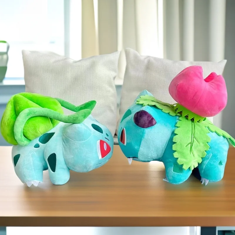 25-30 cm Kawaii Bulbasaur Venusaur Ivysaur Pokemon Knuffel Gevulde Anime Zachte Pop Cartoon Sofa Kussen Cadeau voor Kinderkamer Decor