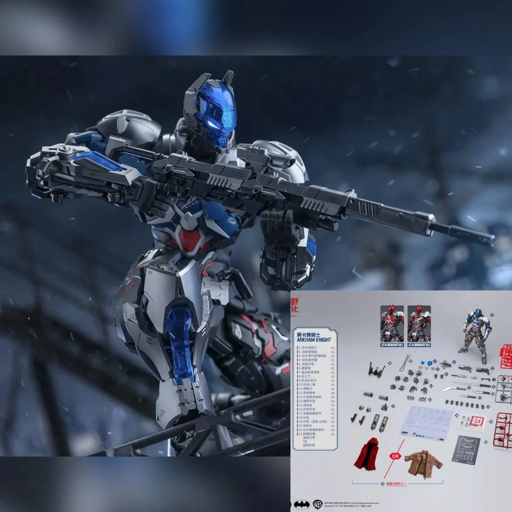 

Original HEMOXIAN Arkham Knight Assembly Model YuanYe Over Zero Batman Action Figures 1/10 Statue Collection Kid Toy Gift