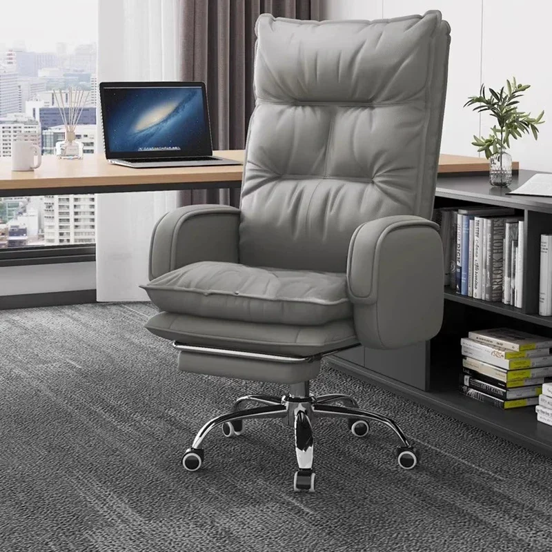 Mobile Adjustable Office Chairs Adjustable Executive Leather Massage Gaming Chair Design Wheels Cadeira Gamer Office Furniture