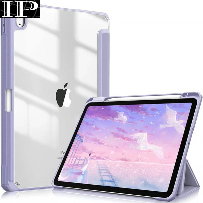 

case for ipad air 4 generation 2020 for iPad Pro 11 2021 Case Pencil Holder Support Wireless Charging for ipad pro 12 9 чехол