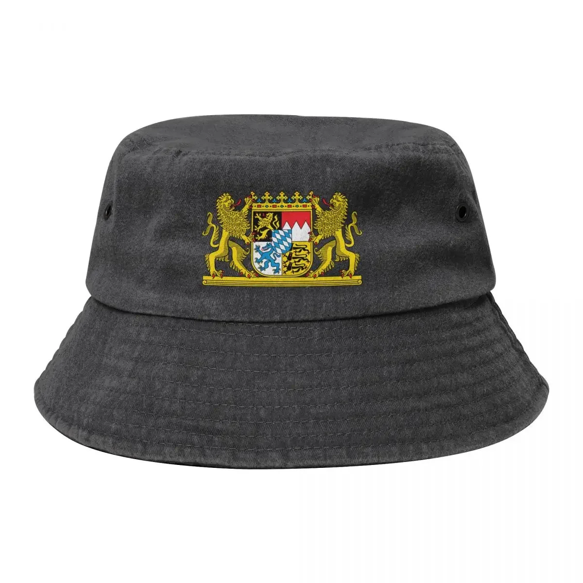 Bavaria coat of arms Bucket Hat Hat Beach Hood Rave Men Golf Wear Women's