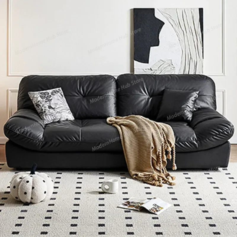 Waterproof Sectional Living Room Sofas Italian Style Luxury Reception Recliner Sofas Comfy Elegant Boneless Sofa Couch Furniture