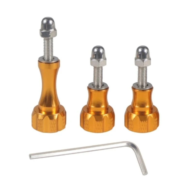 Set of 4 Practical Long and Short Sturdy Metal Thumbscrews In Bright Color Designs Portable for Cameras Accessories L43B