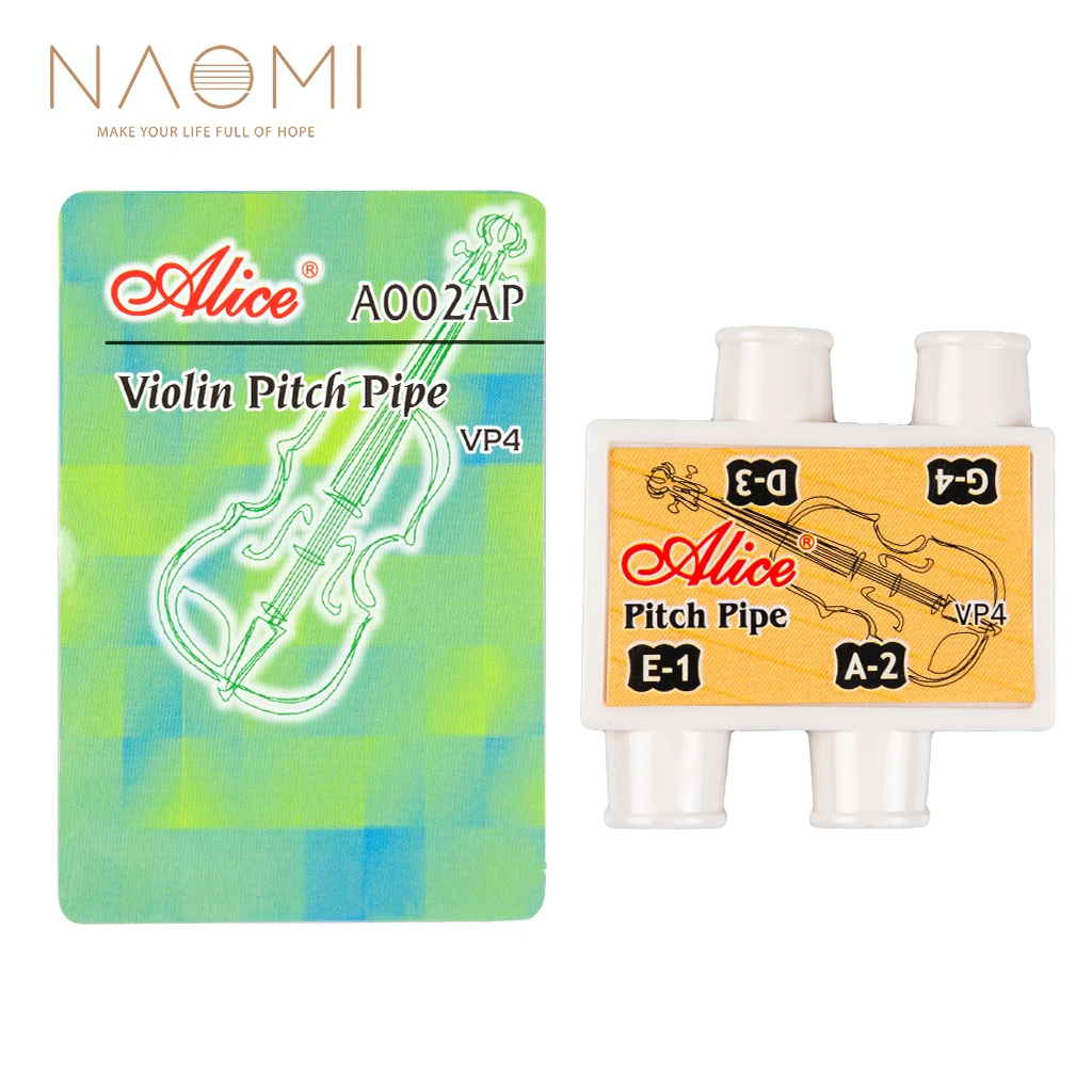 NAOMI Alice A002AP Sturdy And Durable Violin Fiddle Pitch Pipe Tuner Note Selector ABS Sturdy With Case Violin Parts Accessories