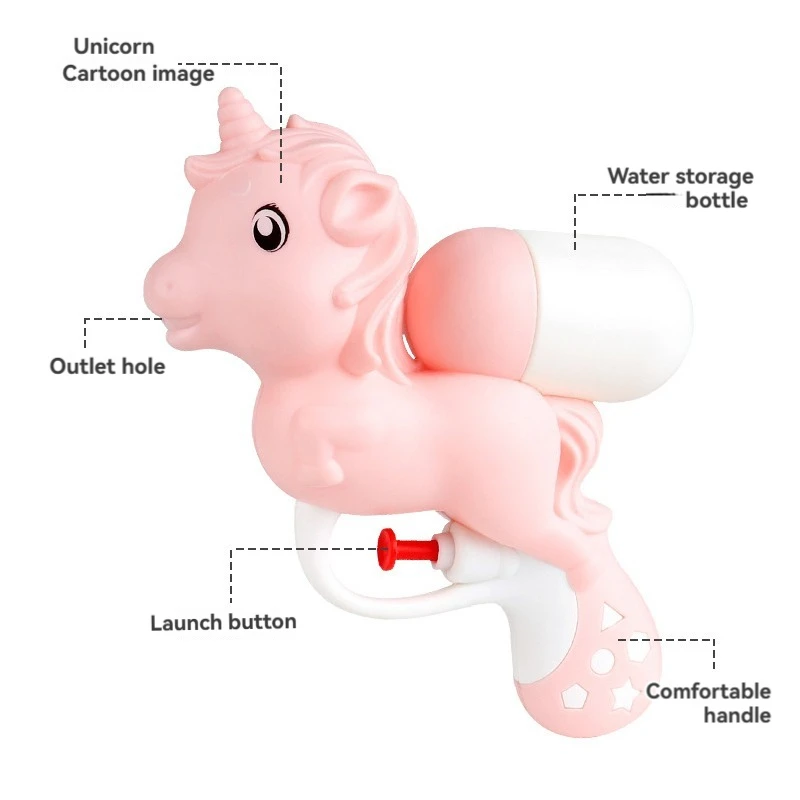 子供のqバージョン恐竜ウォーターガン、ベビーバススプレーおもちゃ、子供のビーチウォーターガン、1ワイルド