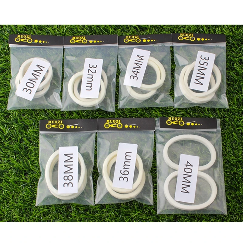2Pcs Bike Bicycle Shock Absorbers Front Fork Sponge Foam Rings Oil Seal For RockShox Magura 30mm/32mm/34mm/35mm/36mm/38mm/40mm