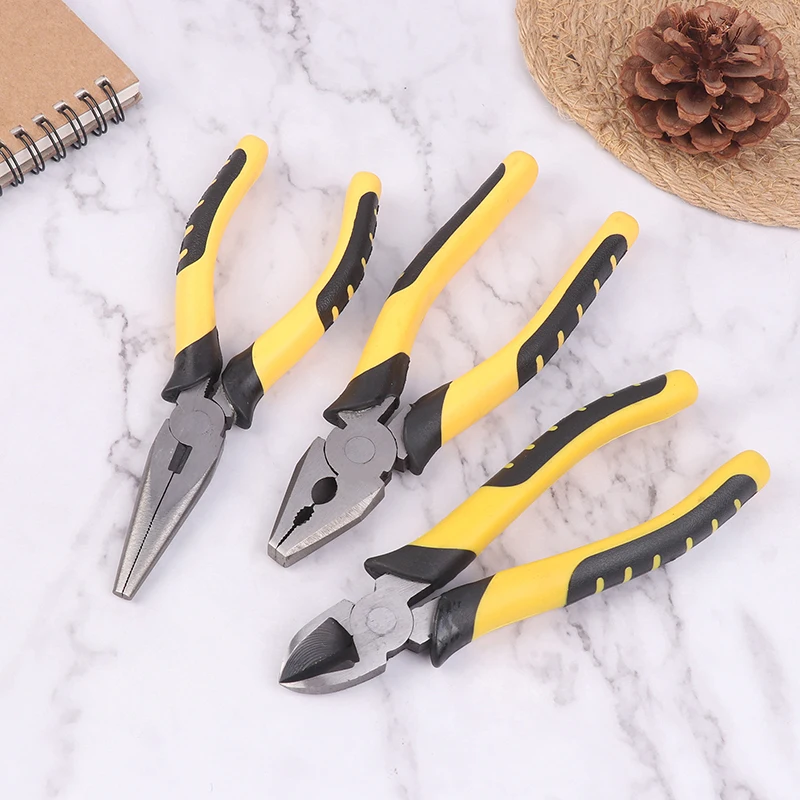 6 Inches Wire Pliers Sharp Large Opening Stripping Pliers Industrial Grade Labor-saving Household Electrician Wire Cutter Pliers