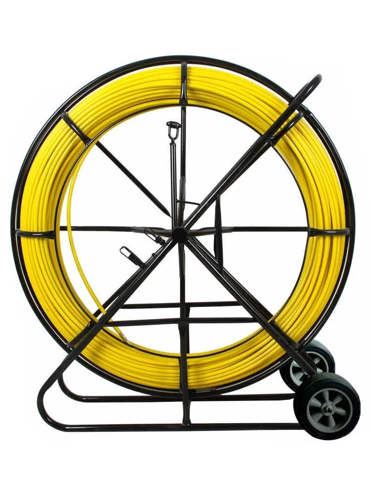 5/6/8mm 100m Electrician Wire Threading Machine Fiberglass Wire Cable Running Rod Fish Tape Rodder Cable Unclogger Leader