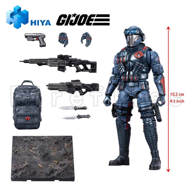 [الطلب المسبق] 1/18 HIYA 4 بوصة عمل الشكل رائعة سلسلة صغيرة G.I.Joe كوبرا فايبر أنيمي لعبة مجسمة