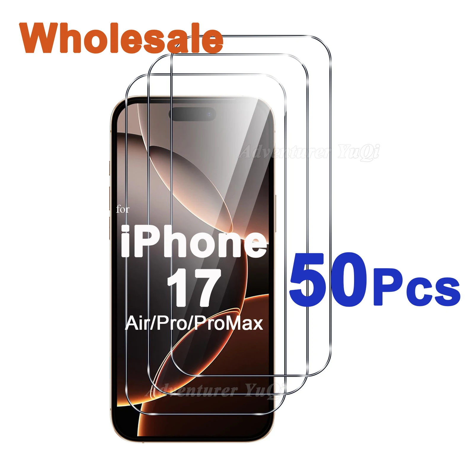 

Wholesale Screen Protector For iPhone 17 Pro MAX Air Tempered Glass HD Crystal 9H Hardness