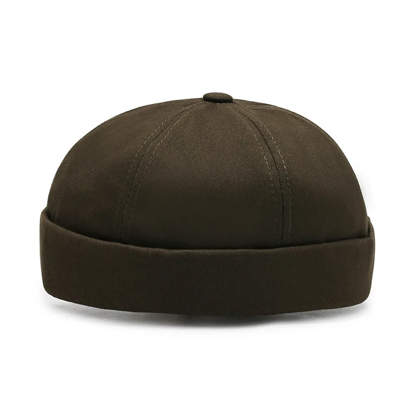 Gorro de Estilo Vintage para hombre y mujer, gorra de Docker de Color sólido, ropa de calle, Hip Ho, primavera y verano