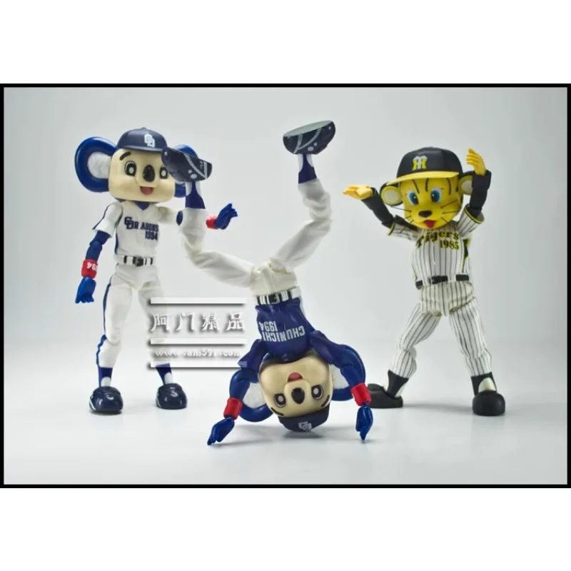 Hanshin Tijgers Anime Figuur Chunichi Draken Honkbal Team Body Accessoires Mascotte Anime Model Speelgoedcollectie Pop Cadeau