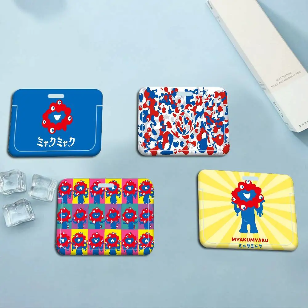 

Cartoon M-Myaku-Myaku Credential Badge Holder Card Holders Student Campus Lanyard Cards Holder Neck Straps For Gift