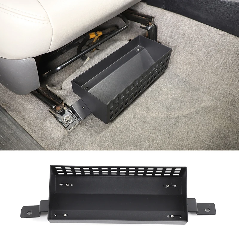 

Для Toyota Land Cruiser Prado 2003-2009 автомобильный алюминиевый сплав под ящик для хранения, кронштейн под сиденьем, органайзер, лоток, автомобильные аксессуары