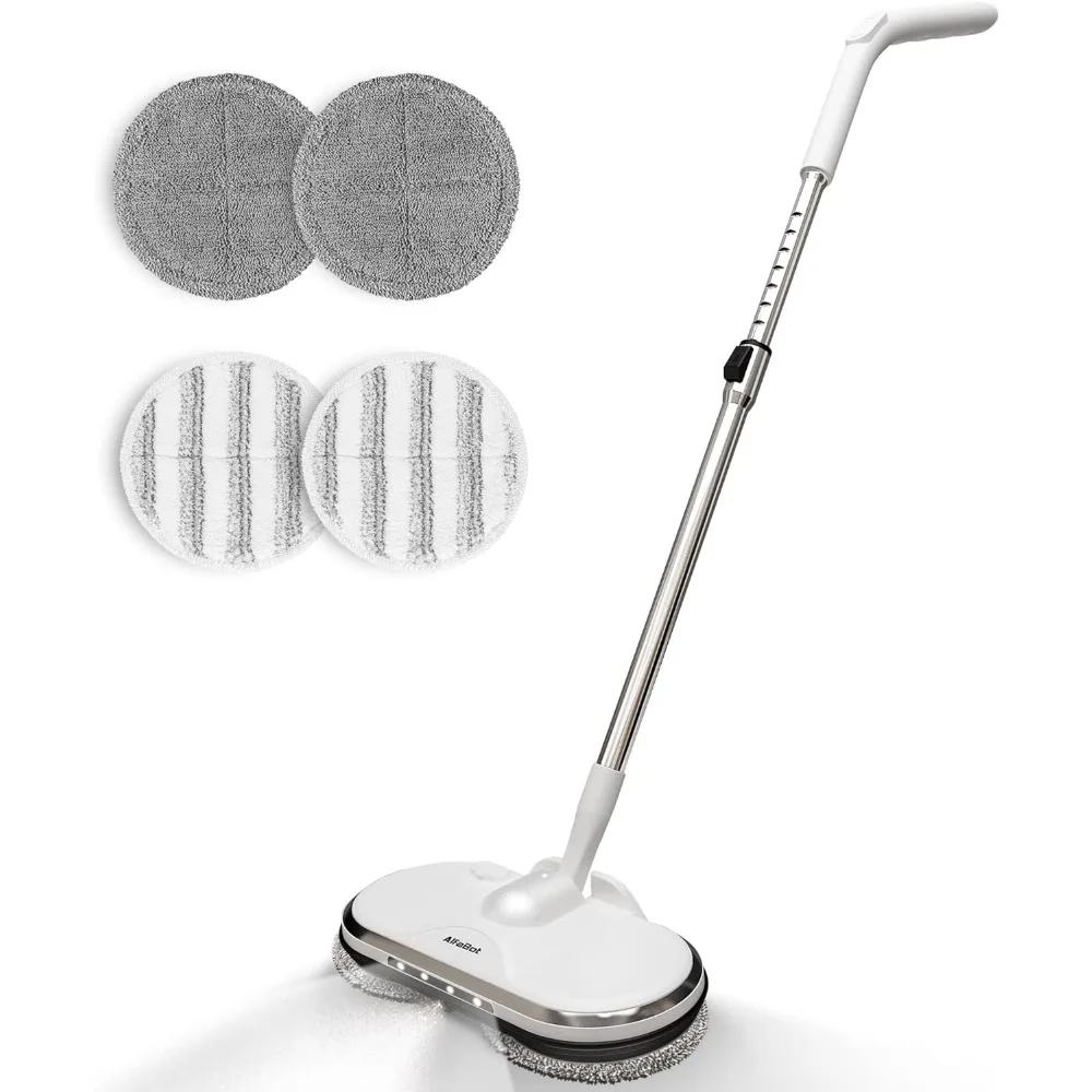 

Cordless Electric Mop for Floor Cleaning, WS-24 Electric Spin Mop, Electric Mop with Water Sprayer and LED Headlight,