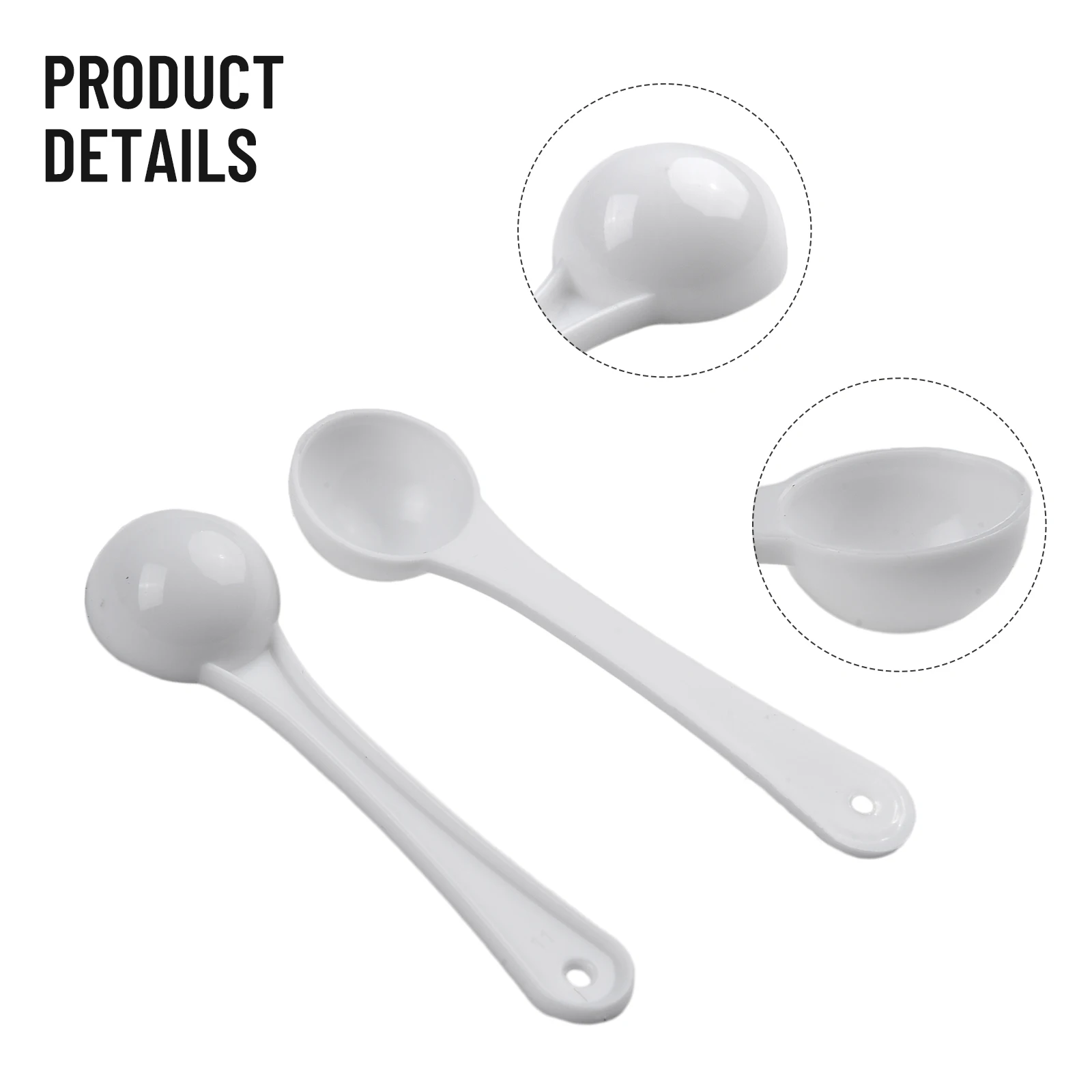 High Quality Spoon Measuring White Food Gadgets Home Kitchen Plastic Quantitative Recycled Practical Seasoning