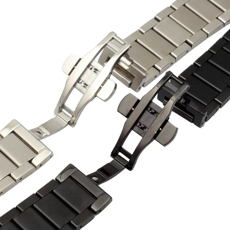 For Hublot Yubo Convex Interface Watchband Big Bang Classic Fusion Double Press Buckle 21x13 24x17 27x19mm Men Women Watch Strap