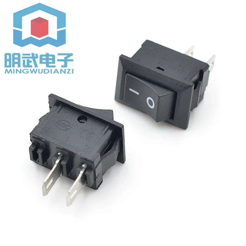 Interruptor de barco 117S interruptor de barco 8,5*13,5 MM 250VAC/3A botón de interruptor de dos pies