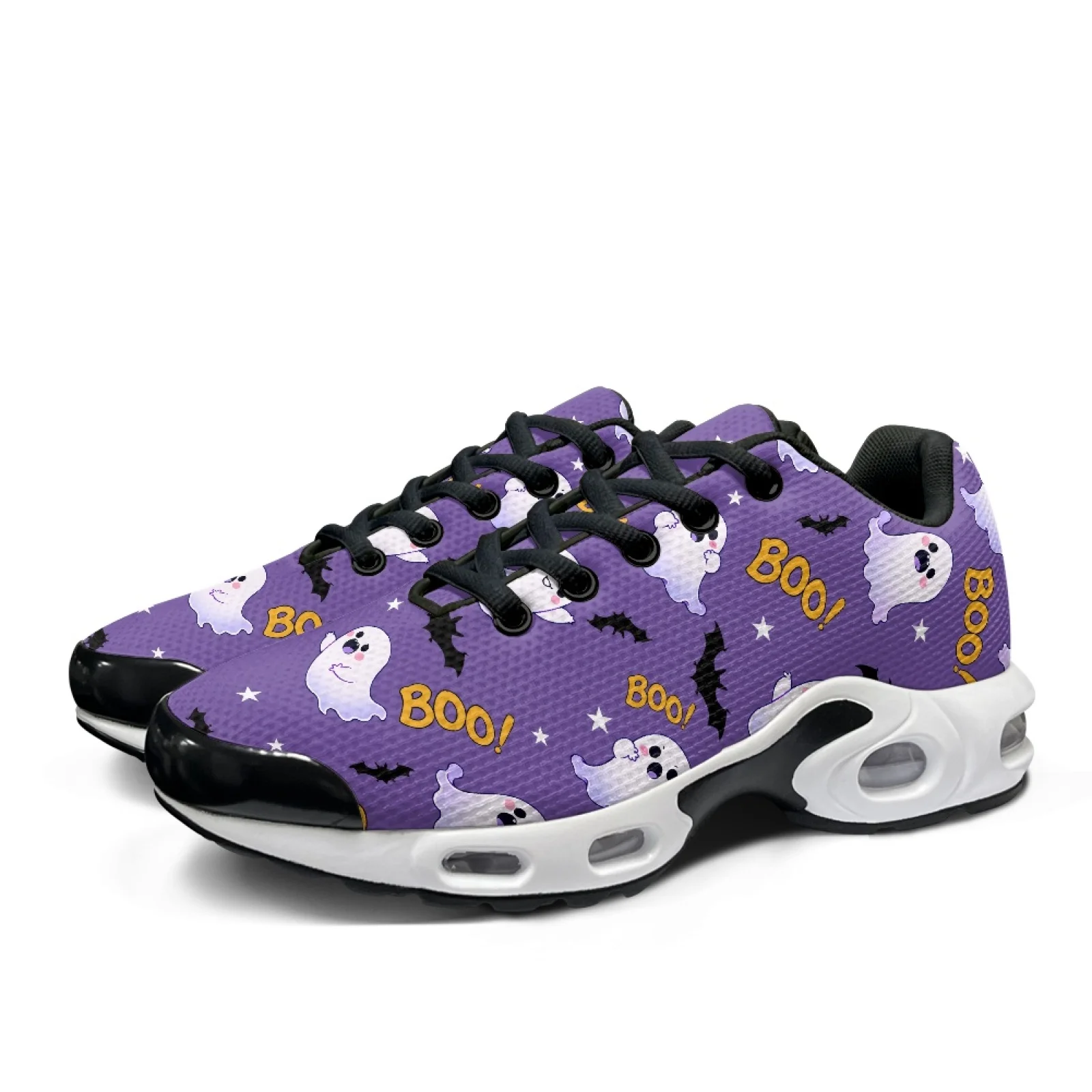 PENSTROLL Ghost Bat Fashion Walking Lace Up Sneakers for Men Casual Running, Comfort Non Slip Running Shoes
