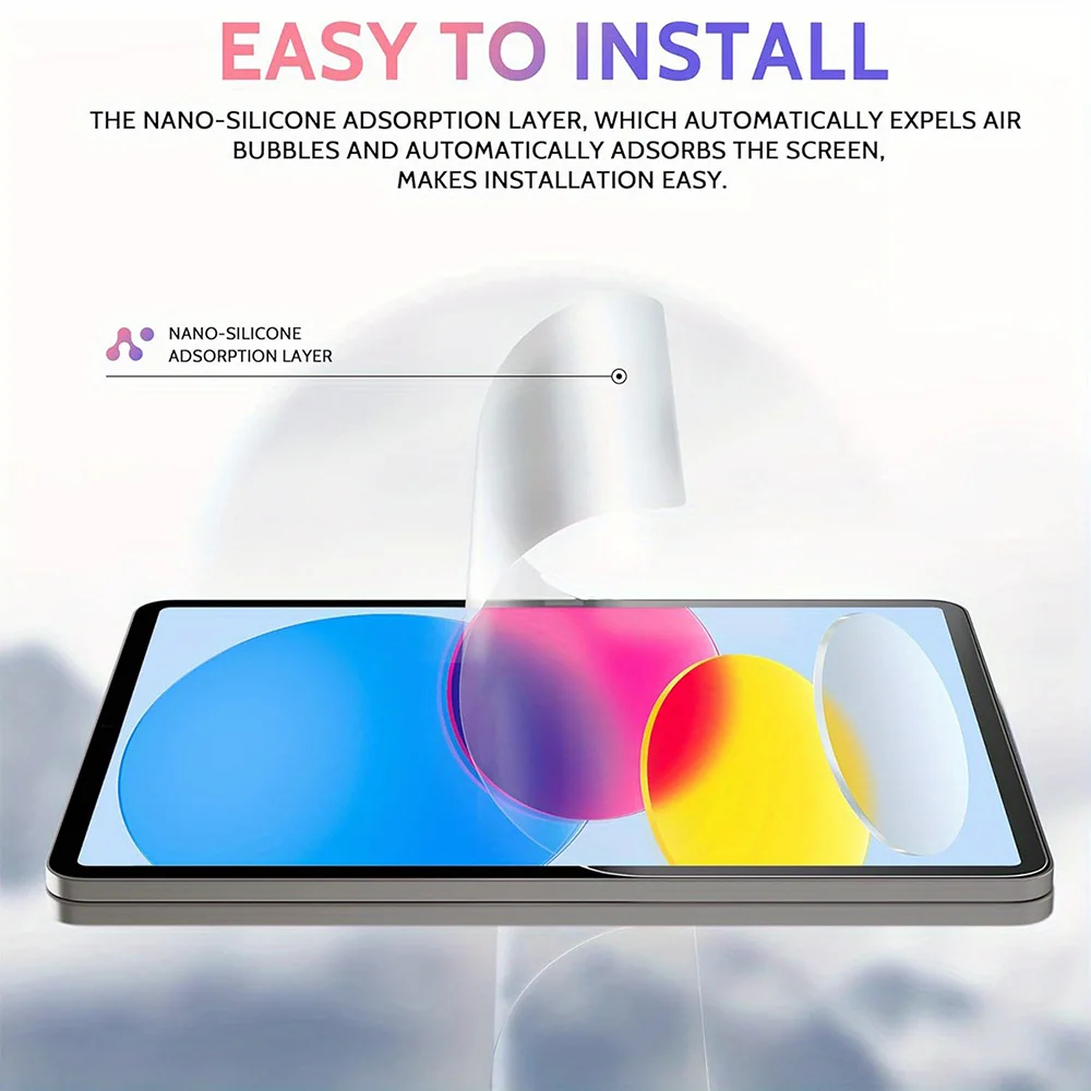 2 قطعة مثل ورقة واقي للشاشة السينمائي لباد برو 13 "11 2025 M5 M4 12.9 9.7 Gen 6th 5th 4th Air M3 M2 A16 11th 10th ماتي فيلم #3