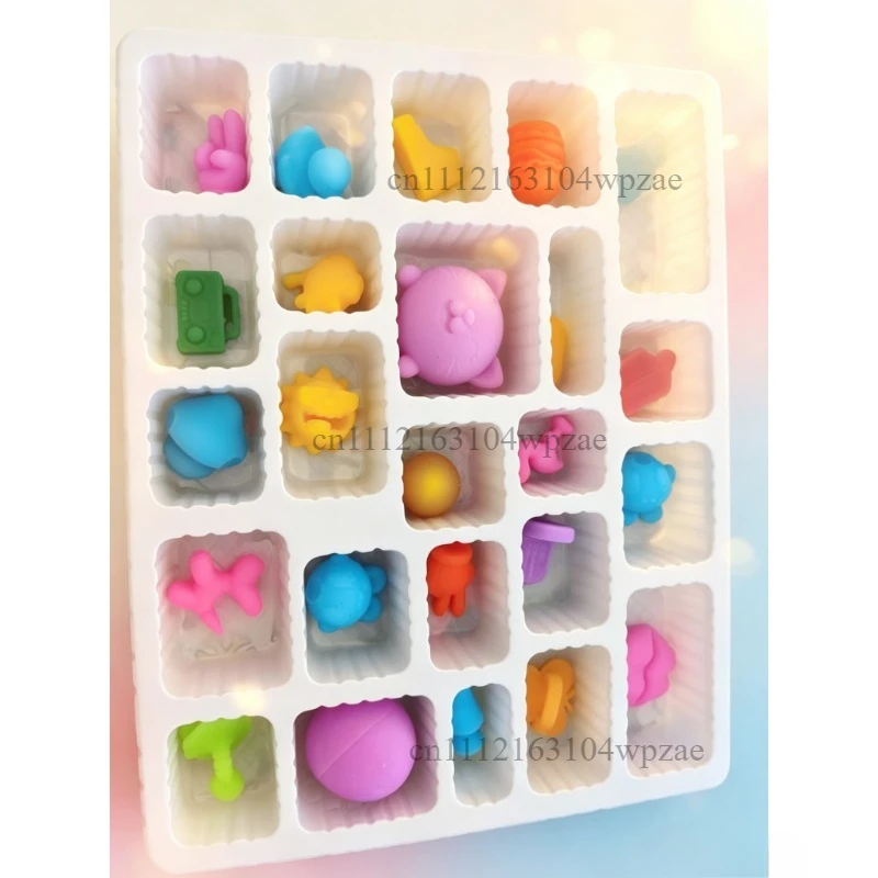 2026 NeeDoh Adventskalender Geschenk für Kinder 24 Tage 3D PVC-Puppen Countdown Weihnachten 2026 Neujahr Überraschungsgeschenke – Detail 6