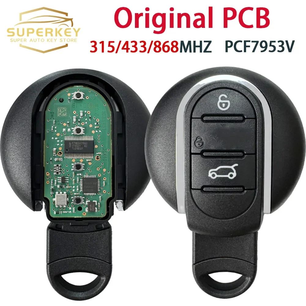 

SUPERKEY NBGIDGNG1 Original PCB For BMW MINI Cooper F-series F55 F56 ID49 PCF7945 PCF7953 Keyless Smart Car Key OEM
