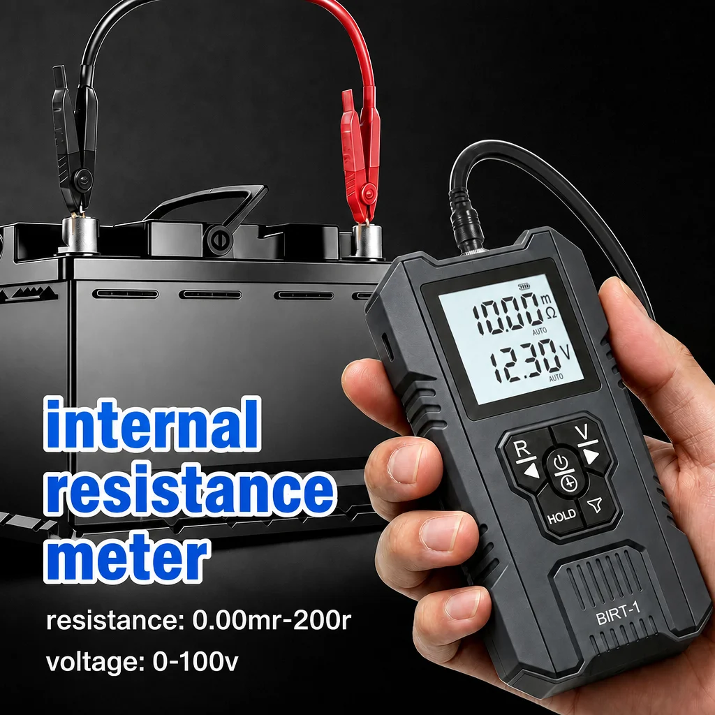 Digital Volt Internal Resistance Tester High-precision 18650 Rechargeable,Ternary Lithium-ion Battery Internal Resistance Meter