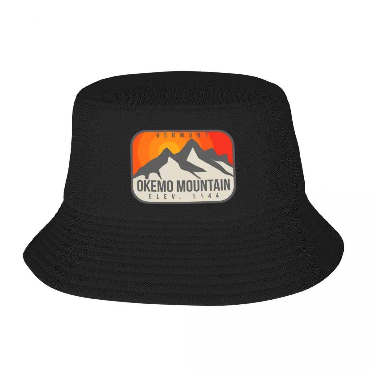 Okemo Mountain Vermont Vintage Retro Hiking, Snowboarding Adventure Skiing Mountain Bucket Hat birthday Women Hats Men's
