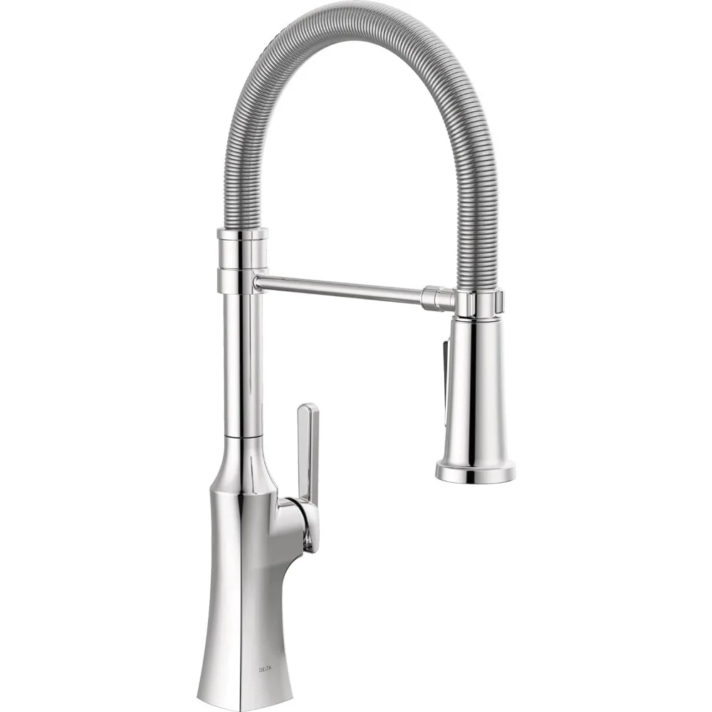 

Pro Commercial Style Kitchen Faucet, Kitchen Faucets with Pull Down Sprayer Chrome, Kitchen Sink Faucet, Faucet